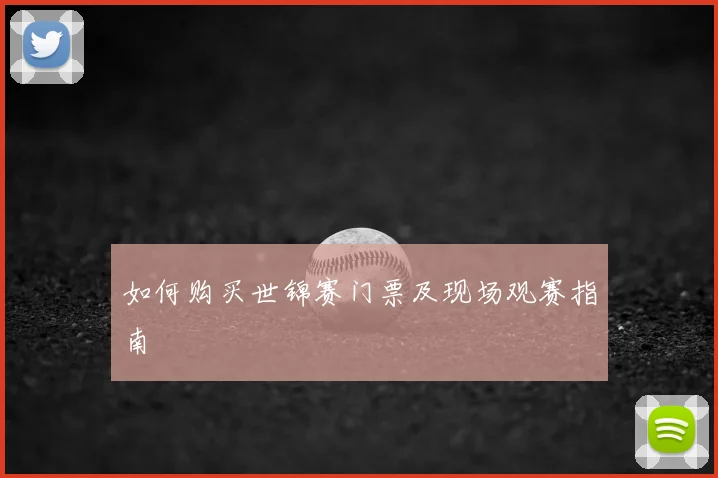 如何购买世锦赛门票及现场观赛指南
